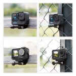 고프로 dji action3/4/5insta360 넥 브라켓 퀵 릴리스 고정 브라켓에 적합한 자석 브라켓 - 이미지 4