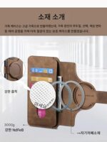 삼성 갤럭시 S24 분할 자석 흡입 S23 울트라 플립폰 케이스 S22+ 가죽 케이스 S21FE에 적합하며 Note20 렌즈를 지원할 수 있으며 모든 것을 포함하는 A06 보호 커버 A55 카드 슬롯 낙하 방지 기능이 있습니다. - 이미지 4