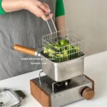 마침내 업그레이드된 버전을 기다렸습니다! 다기능 한국식 스테인리스 스틸 국수 냄비 국수 냄비 피크닉 냄비 프라이팬 - 이미지 2