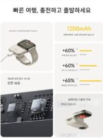 Apple Watch 충전 케이스, 휴대용 Apple Watch 전원 은행, iWatch 전원 은행, S10 충전 케이스에 적합 - 이미지 2