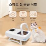 스마트 칩 적외선 센서 고양이 자동 식별 피더 반려동물 고양이 그릇 체중 감량 타이머 습식 사료 신선도 - 이미지 2