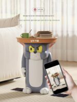 만화 톰캣 커피 테이블 크리에이티브 거실 장식 바닥 귀여운 선물 조명 럭셔리 장식 입주 선물 - 이미지 3