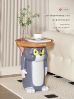 만화 톰캣 커피 테이블 크리에이티브 거실 장식 바닥 귀여운 선물 조명 럭셔리 장식 입주 선물 - 이미지 4