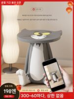 톰캣 커피 테이블 장식 바닥 소파 사이드 테이블 귀여운 가정용품 크리에이티브 만화 침대 옆 테이블 입주 선물