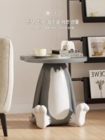 톰캣 커피 테이블 장식 바닥 소파 사이드 테이블 귀여운 가정용품 크리에이티브 만화 침대 옆 테이블 입주 선물 - 이미지 2