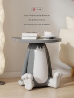 톰캣 커피 테이블 장식 바닥 소파 사이드 테이블 귀여운 가정용품 크리에이티브 만화 침대 옆 테이블 입주 선물 - 이미지 3