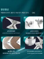 R18 2날 아크 벤딩 밀링 커터 R30 3날 도어 및 벽 캐비닛 통합 몰딩 R50 아크 목공 슬로팅 커터 - 이미지 2