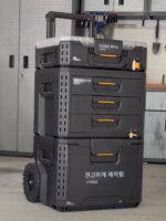 미국 TOUGHBUILT 스태킹 셀프락킹 툴박스 하드웨어 휴대용 보관박스 야외 캠핑박스 TOUGHBUILT - 이미지 4