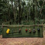 Wildman 부시크래프트 야외 캠핑 TC 코튼 커튼 윈드실드 윈드실드 스크린 방풍 캠프파이어 천 벽 맞춤형 - 이미지 2