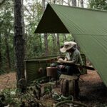 Wildman 부시크래프트 야외 캠핑 TC 코튼 커튼 윈드실드 윈드실드 스크린 방풍 캠프파이어 천 벽 맞춤형 - 이미지 4