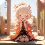 Genshin Impact 게임 주변기기 Q 버전 Xiao Gong 핸드메이드 귀여운 장식품을 컴퓨터 케이스에 넣어 친구 남자아이 생일 선물 인형을 주다 - 이미지 4