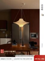 중고 Lokki Seagull 레스토랑 샹들리에 프랑스 레트로 스터디 크리에이티브 아트 거실 침실 바 UFO 램프