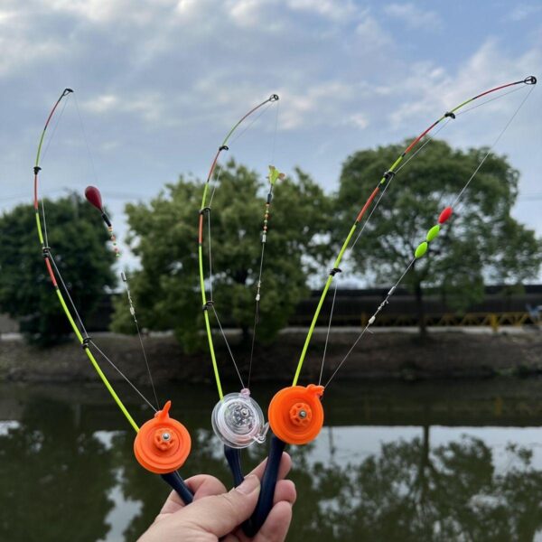 어린이용 소형 루야 인터넷 연예인 소형 낚싯대 미니 스피닝 휠 낚싯대 순수 수제 소형 낚싯대 미니