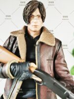 레지던트 이블 게임 주변 인형 장식품 좀비 헌터 가죽 재킷 남성 레온 손 모델 장난감 - 이미지 2