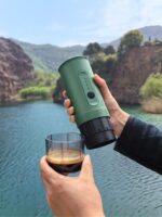 휴대용 야외 가정용 소형 휴대용 이탈리아 커피 머신 핸드헬드 전기 커피 파우더 캡슐 듀얼 유즈 여행용 자동차 - 이미지 2