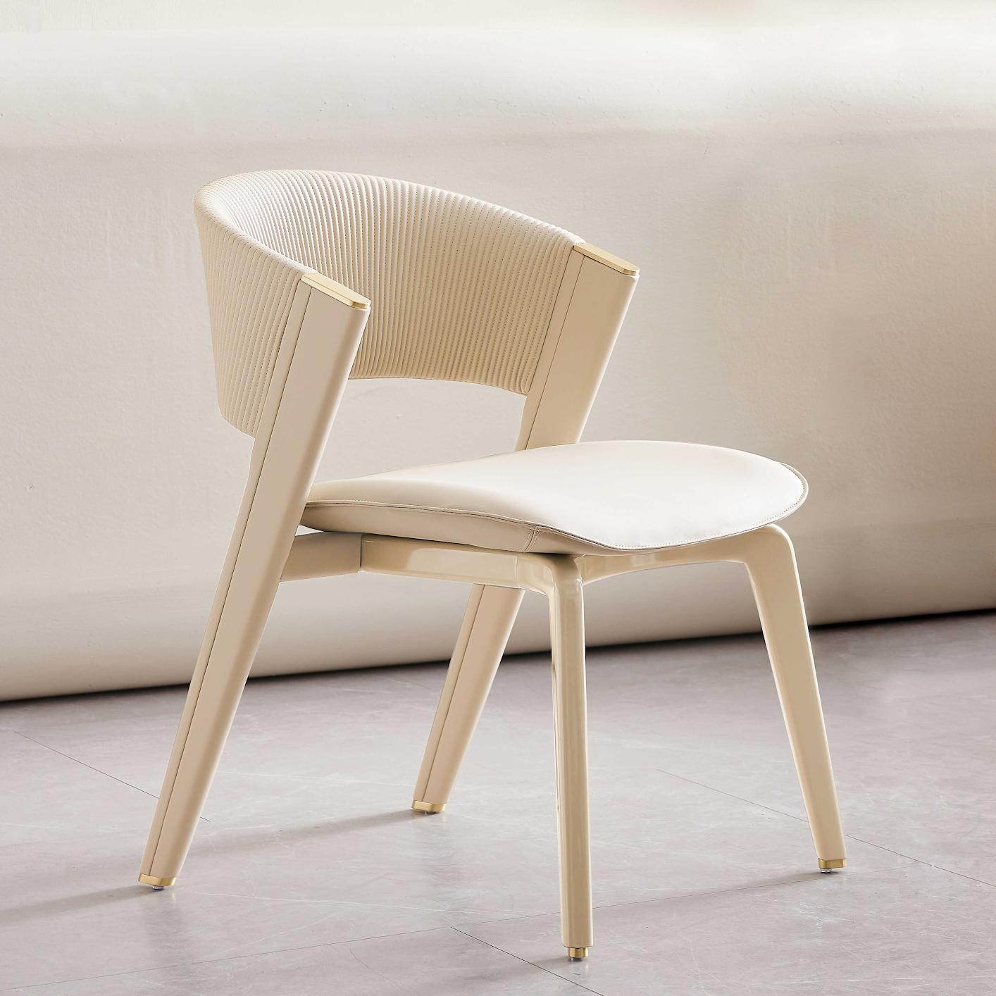 main_815088492149_0-1 가벼운 고급 솔리드 우드 이탈리아 하이엔드 CC 다이닝 체어 모던 심플 홈 거실 의자 영업부 디자이너 넷 셀러브리티 의자 - 이미지 1