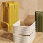 야외용 테이블과 의자 세트 조합 디자이너 빌라 안뜰 테라스 정원 밀크티 커피숍 알루미늄 합금 호텔 - 이미지 5