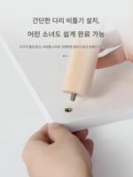 청소 로봇 랙 바닥형 빈 가정용 높고 낮은 발 랙 캐비닛 계층형 랙 고양이 변기 상자 랙 - 이미지 5