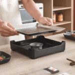 상업용 스테인리스 스틸 핫 꼬치 단열로 바베큐 레스토랑 양고기 꼬치 캔들 가열로 직사각형 사각형 바베큐 플레이트 - 이미지 3