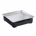 상업용 스테인리스 스틸 핫 꼬치 단열로 바베큐 레스토랑 양고기 꼬치 캔들 가열로 직사각형 사각형 바베큐 플레이트 - 이미지 5