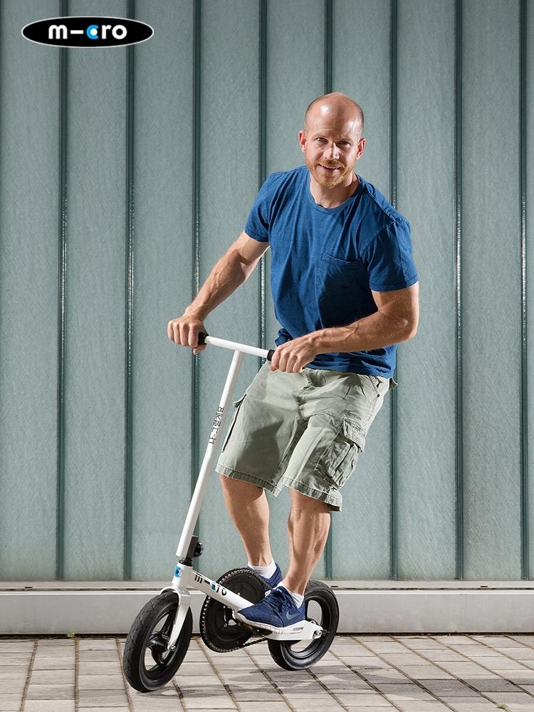 main_815487269060_0-1 스위스 마이크로 페달플로우 마이구 성인 스탠딩 워킹 폴딩 페달 피트니스 스탠딩 자전거 - 이미지 1