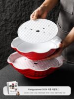 멜라민 디너 플레이트 핫팟 레스토랑 드라이 아이스 플레이트 크리에이티브 레이스 식기 해산물 사시미 플래터 곱창 플레이트 장식 플레이트 - 이미지 2