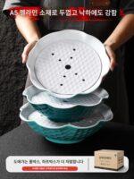 멜라민 디너 플레이트 핫팟 레스토랑 드라이 아이스 플레이트 크리에이티브 레이스 식기 해산물 사시미 플래터 곱창 플레이트 장식 플레이트 - 이미지 3