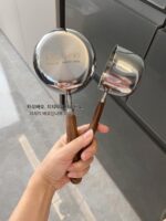 316 스테인리스 호두 오일 붓는 냄비 두껍게 만든 주방 오일 붓는 냄비 평평한 바닥 뜨거운 오일 인스턴트 국수 작은 우유 냄비