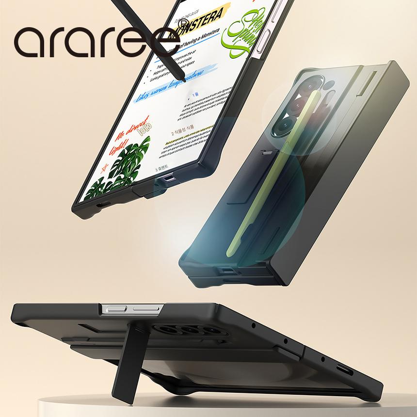 main_816453386076_0-1 삼성 Z Fold6 모바일 폰 케이스에 적합한 한국 아라리 모바일 폰 케이스는 모든 것을 포함하는 힌지 폴딩 스크린 fold6 얇은 하드 쉘 보호 케이스 펜 슬롯이 있는 심플한 비즈니스 보호 커버입니다. - 이미지 1