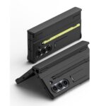 삼성 Z Fold6 모바일 폰 케이스에 적합한 한국 아라리 모바일 폰 케이스는 모든 것을 포함하는 힌지 폴딩 스크린 fold6 얇은 하드 쉘 보호 케이스 펜 슬롯이 있는 심플한 비즈니스 보호 커버입니다. - 이미지 3