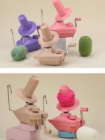 가정용 원사 와인더 매뉴얼 편리한 원사 관리 도구 소형 원사 와인딩 머신 매뉴얼 플라이 와인딩 재봉 유물 - 이미지 4