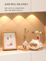 일본 KGL 입주 선물 행운 고양이 장식품 열쇠 수집 현관으로 들어가는 창의적인 가정 장식 - 이미지 2