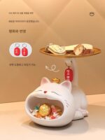 일본 KGL 입주 선물 행운 고양이 장식품 열쇠 수집 현관으로 들어가는 창의적인 가정 장식 - 이미지 3