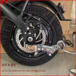 접이식 전기 자전거 후면 삼각대 지지대 브래킷 개조 리튬 배터리 주행 배터리 차량 지지대 삼각대 - 이미지 2