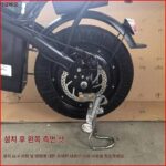 접이식 전기 자전거 후면 삼각대 지지대 브래킷 개조 리튬 배터리 주행 배터리 차량 지지대 삼각대 - 이미지 4