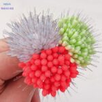 대형 실리콘 스페이스 빈즈 거대 벌크 고품질 대형 경쟁용 라인 그룹 액세서리 낚시 특대형 위장 반점 - 이미지 5