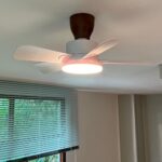 팬 전구 E27 나사 DC 인버터 팬 6단 기어 정방향 및 역방향 17인치 리모컨 디밍 컬러 천장 팬 조명 - 이미지 4