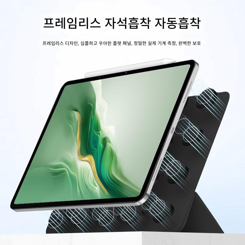 main_817361724424_0-1 Honor Tablet MagicPad 2 보호 케이스 자석 12.3인치 2024 Huawei 보호 케이스 수평 및 수직 플립 펜 슬롯 초박형 안티드롭 및 안티벤딩 - 이미지 1