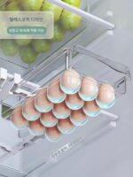 매달아 두는 서랍 냉장고 보관 상자 보관 상자 보관 유물 신선한 계란과 과일 주방 식품 등급 특수 보관 상자 - 이미지 4