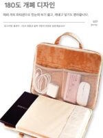 고가 DuPont 종이 휴대용 숄더 메신저 컴퓨터 가방 Huawei MACBOOK Apple Pro13 14 15 16 인치 통근 문서 가방 가볍고 충격 흡수 노트북 가방에 적합 - 이미지 4