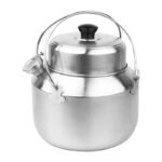 차오산 옛 전통 방수 스튜 304 스테인리스 스틸 스튜 냄비 자색 모래 도자기 스튜 구 다목적 건강 냄비 야외 홈 - 이미지 5