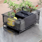 Coman CK24BK 접이식 오픈 메쉬 박스 CK-24SS 주방 식기 IGT 테이블 확장형 야외 캠핑 수납 바구니 - 이미지 4