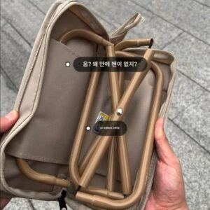 연필 가방 접이식 의자 휴대용 성인 핸드백 의자 야외 음악 축제 두꺼운 포켓 의자 가볍고 심플한 작은 의자