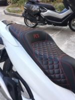 Honda PCX150 개조 시트 쿠션 PCX125/160 대형 허리 시트 조립체 두껍게 된 고밀도 라텍스에 적합 - 이미지 2