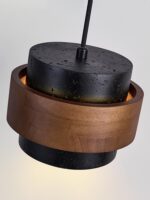 블랙홀 스톤 레트로 침대 옆 침실 샹들리에 하이엔드 빈티지 리프트 가능 이탈리아 미니멀리스트 바 레스토랑 램프 - 이미지 5