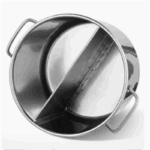 뚜껑이 분리된 두껍고 업그레이드된 스테인리스 스틸 수프통 만다린 오리 냄비 초대형 용량 국수 요리통 소금물통 매운 핫팟 상업용 - 이미지 5