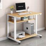 컴퓨터 책상 데스크탑 소형 홈 소형 아파트 침실 침대 옆 탁자 심플 모던 이동식 공부용 노트북 테이블 - 이미지 5