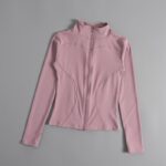 여성용 요가 의류 상의 몸에 꼭 맞고, 슬리밍, 속건성, 전문 러닝 스포츠 선크림 긴팔 고탄성 트레이닝 피트니스 재킷 - 이미지 5