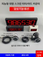 고정밀 대형 스크린 지능형 롤러 전자 디지털 디스플레이 인코더 엣지 밴딩 머신 코드 카운터