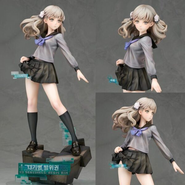 13 센티넬: 이지스 림 후유사카 고햐쿠 피규어 스탠딩 걸 애니메이션 게임 모델 장식품 신규 주변